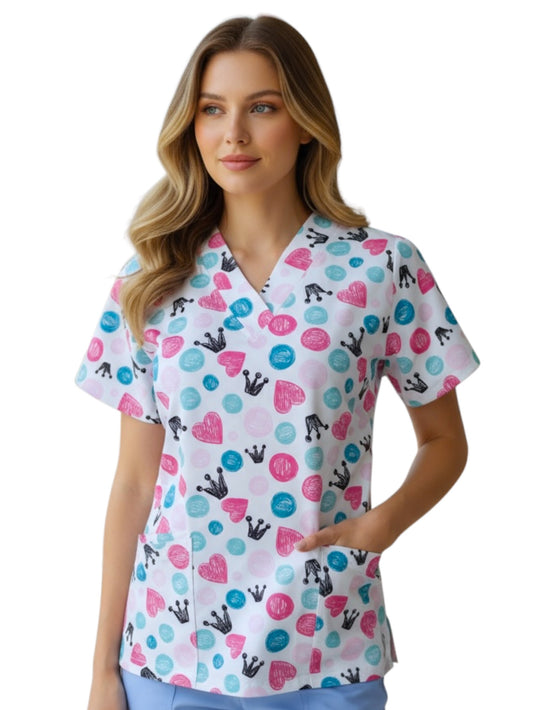 Filipina Médica Dama Tania Corazones y Coronas