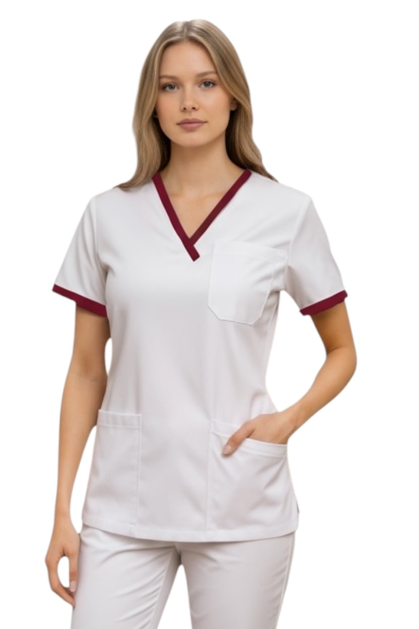 Filipina Médica Dama London Blanco con Vino