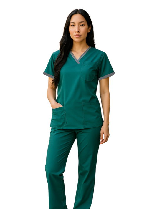 Pijama Médica Dama London Jade
