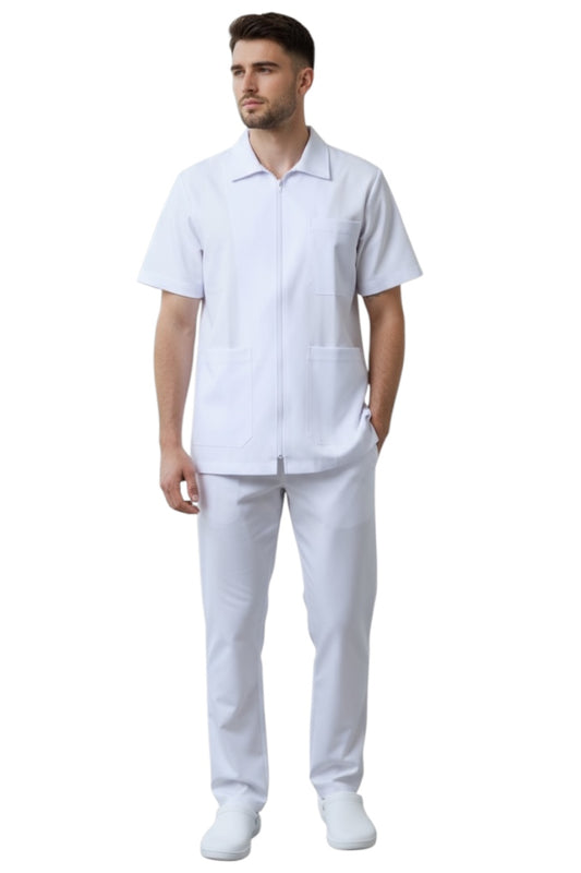 Pijama Médica Hombre Lucas Blanco