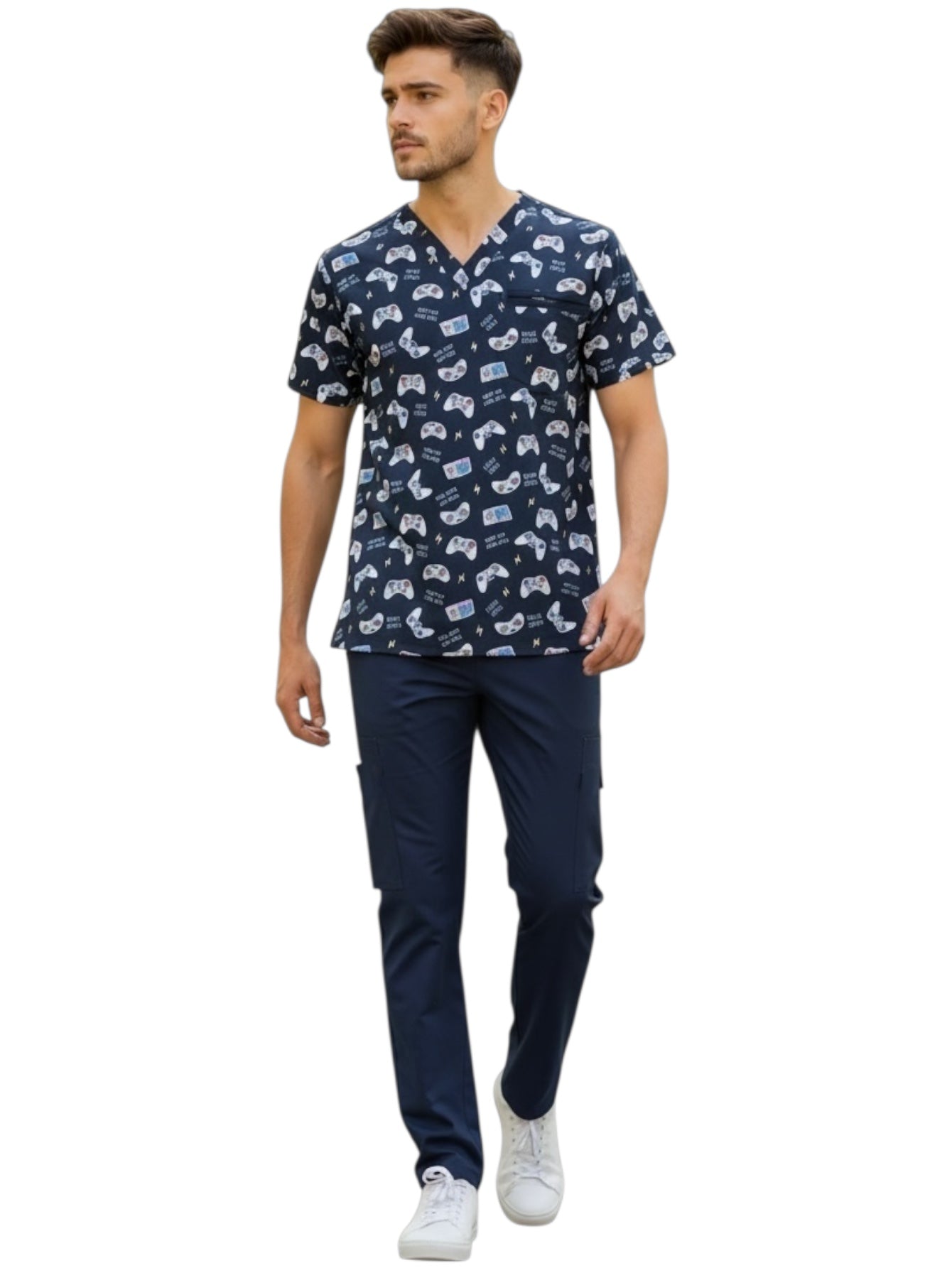 Pijama Médica Hombre Print Gamer