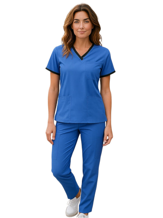 Pijama Médica Dama London Plumbago