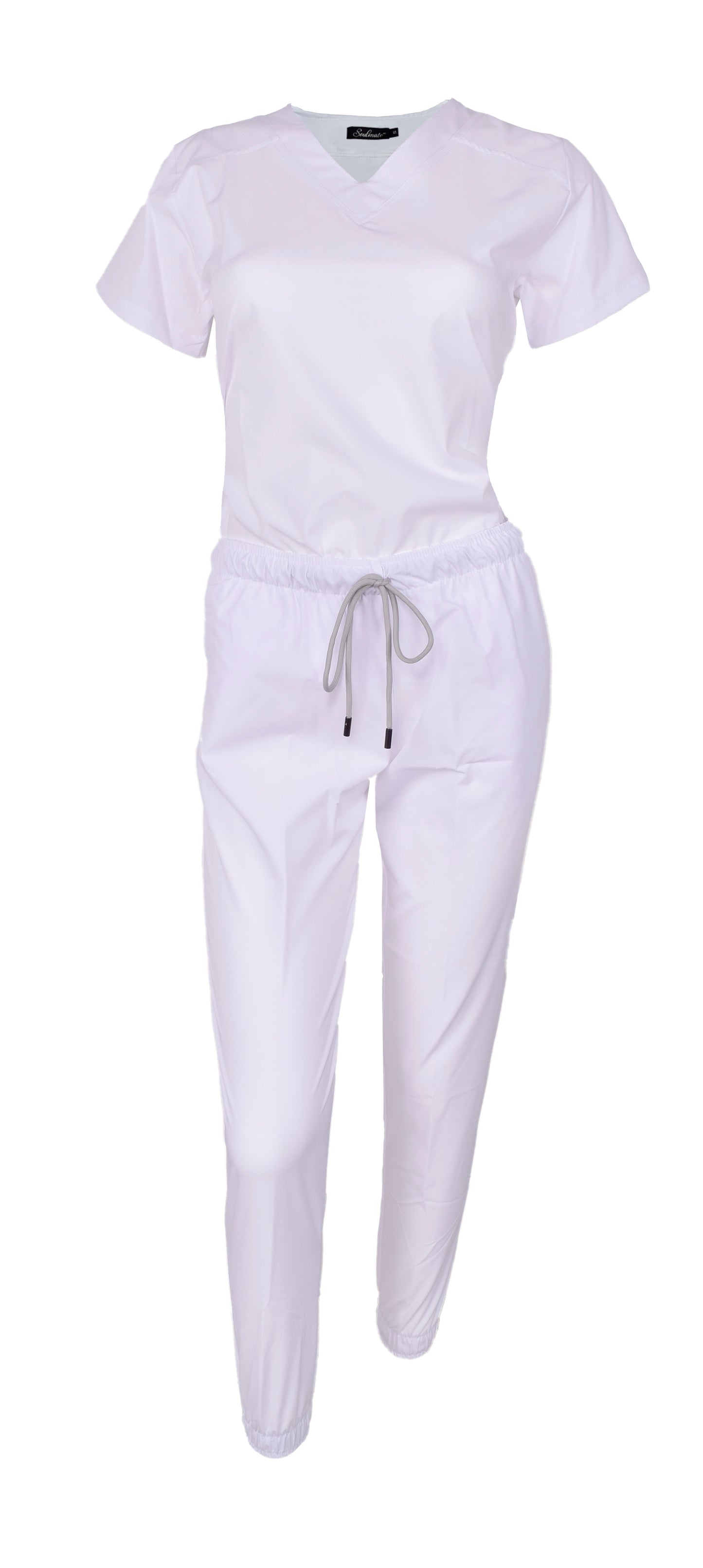 Pijama Quirúrgica Dama Jogger  Lotus Blanco