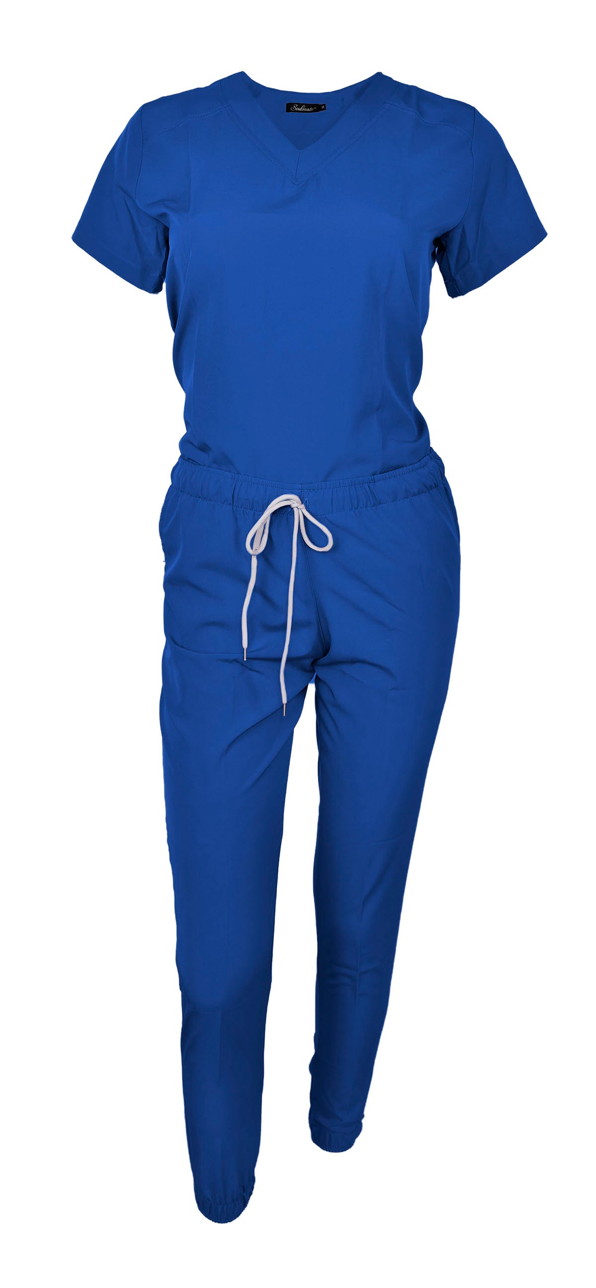 Pijama Quirúrgica Dama Jogger  Lotus Azul Rey