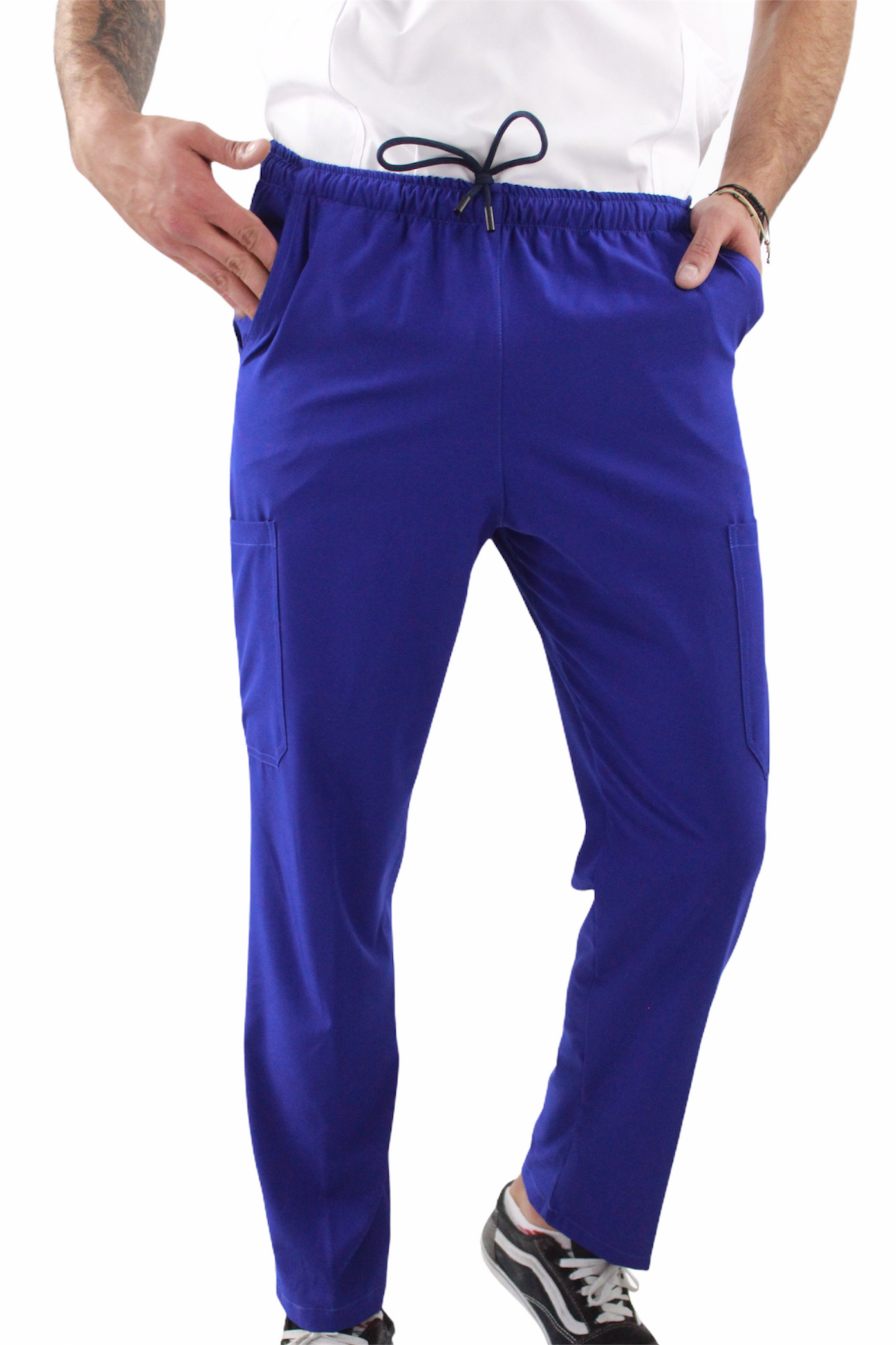 Pijama Quirúrgica Hombre Boston Azul Rey