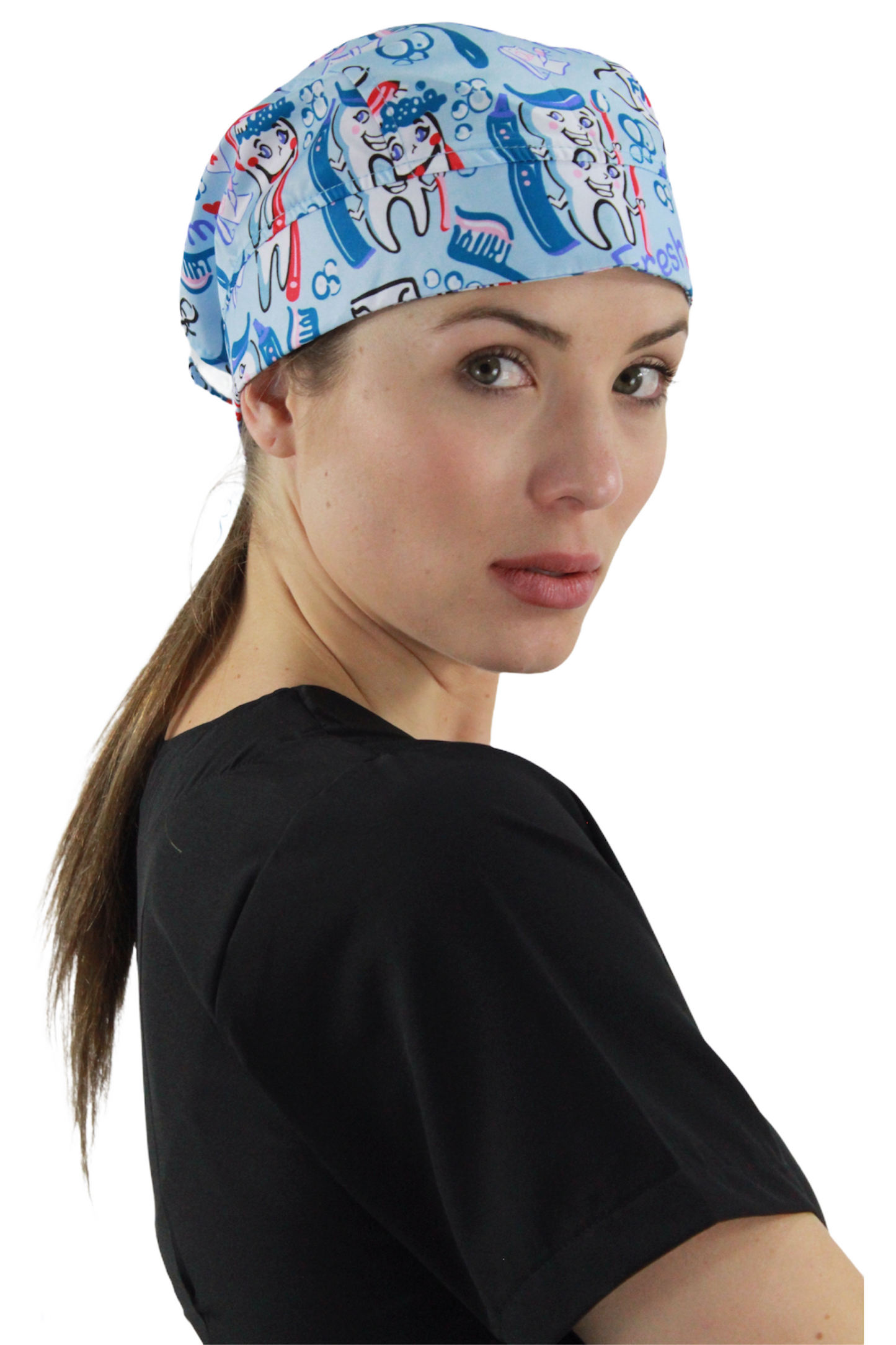 Gorro Médico Quirúrgico Dama Azul de Muelas