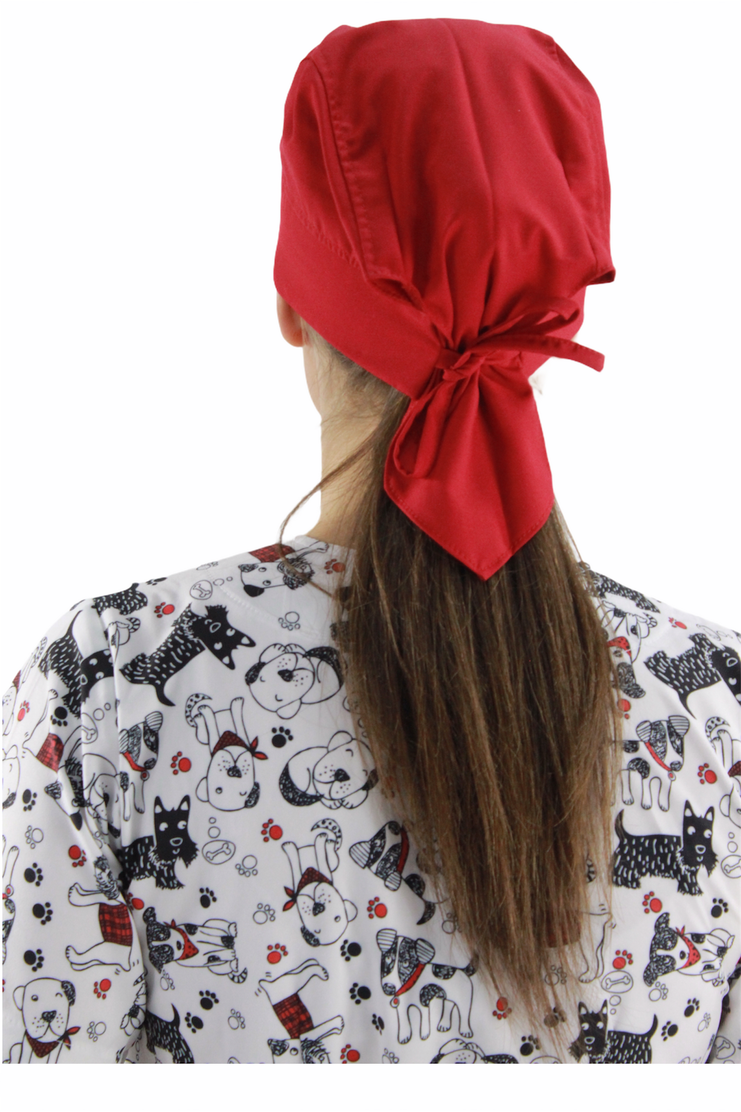 Gorro Médico Quirúrgico Dama Rojo