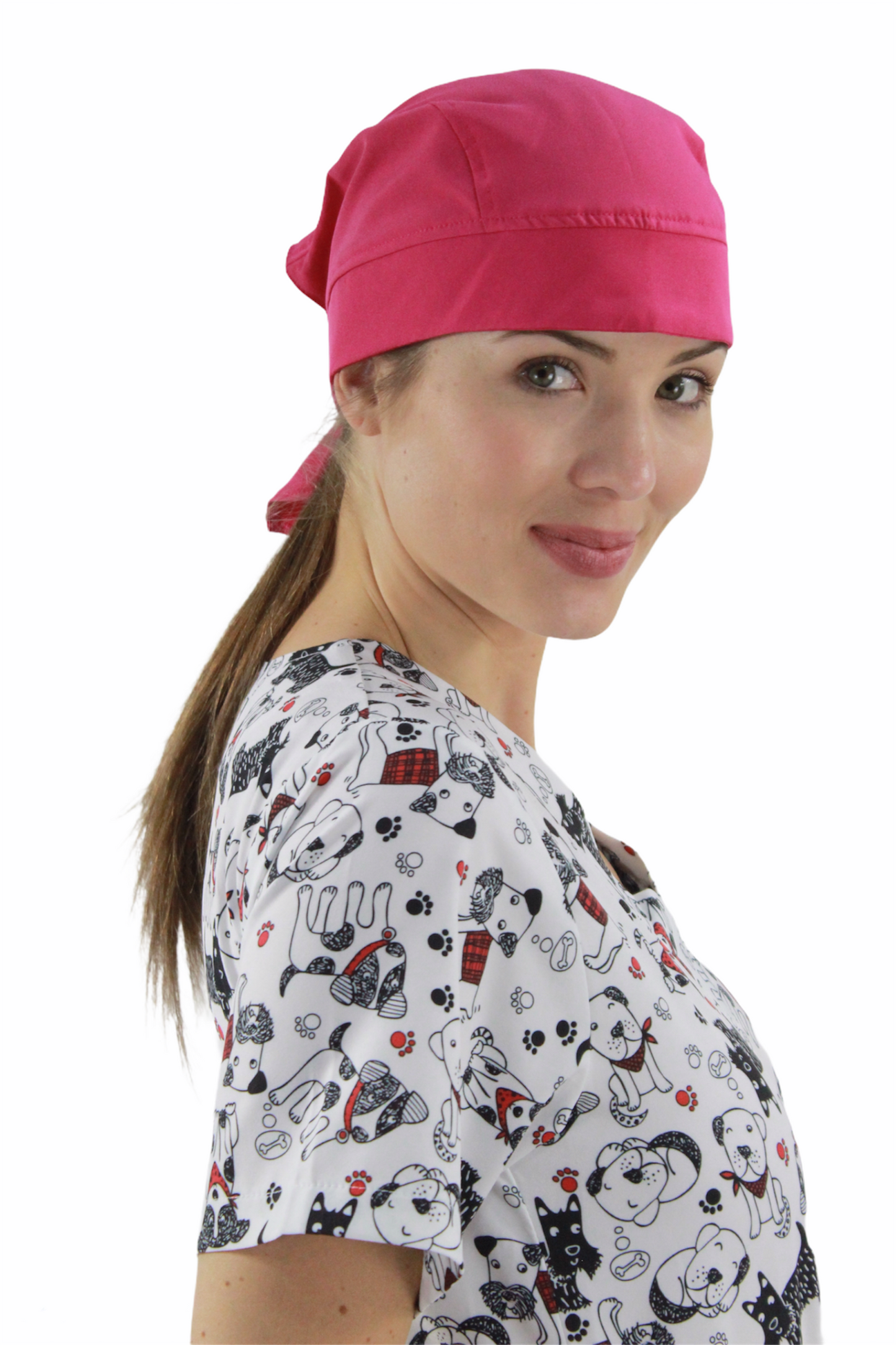 Gorro Médico Quirúrgico Dama Fucsia