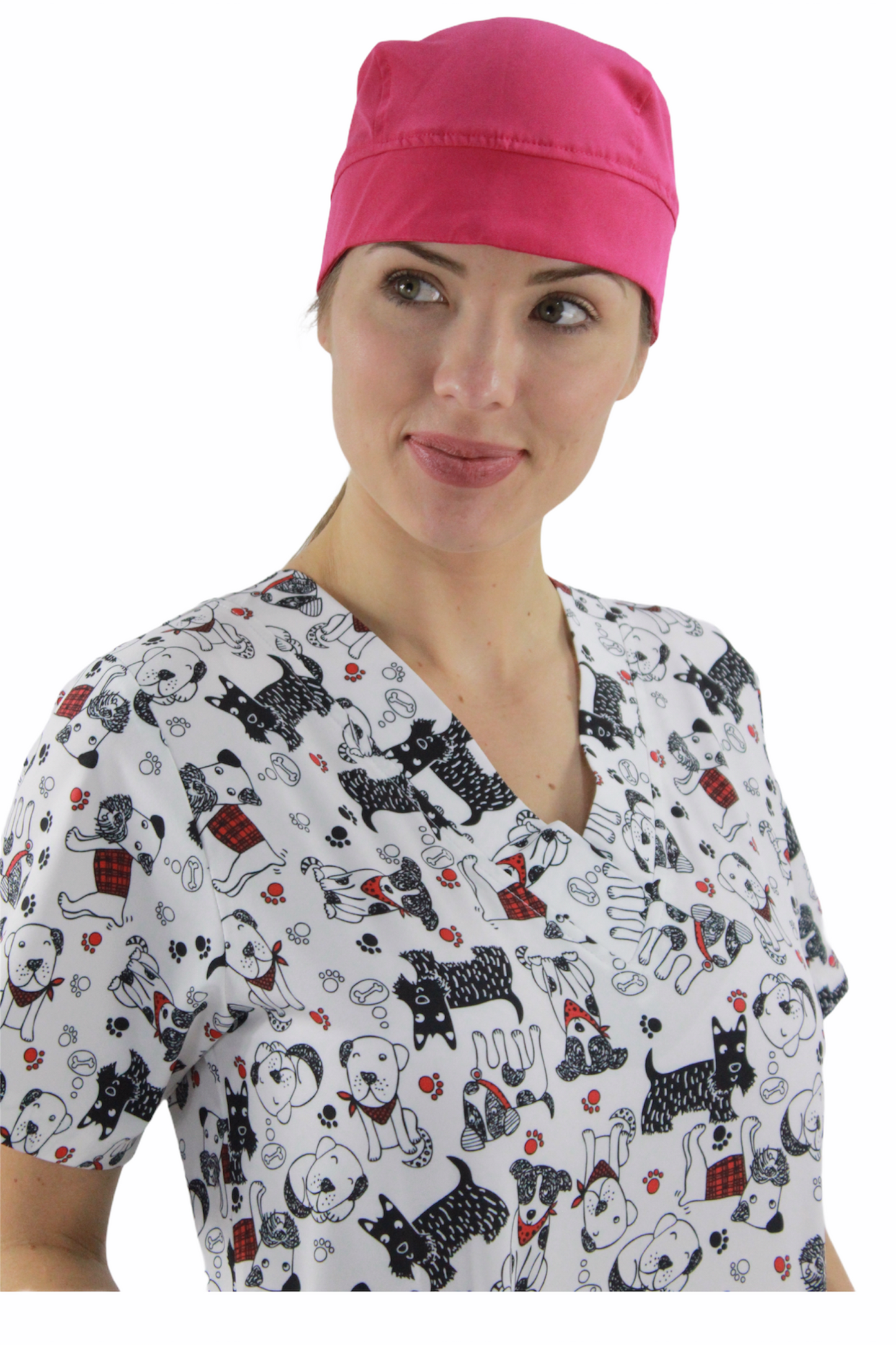 Gorro Médico Quirúrgico Dama Fucsia