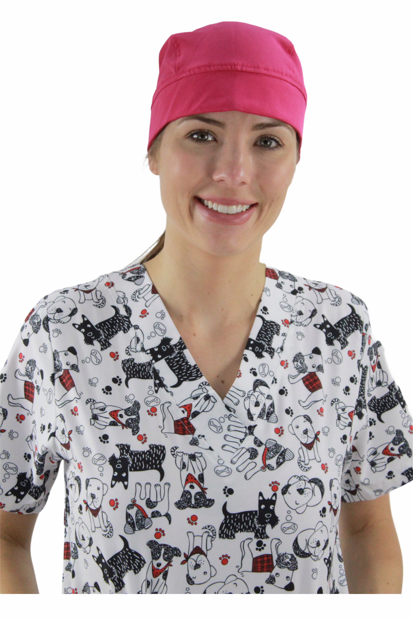 Gorro Médico Quirúrgico Dama Fucsia