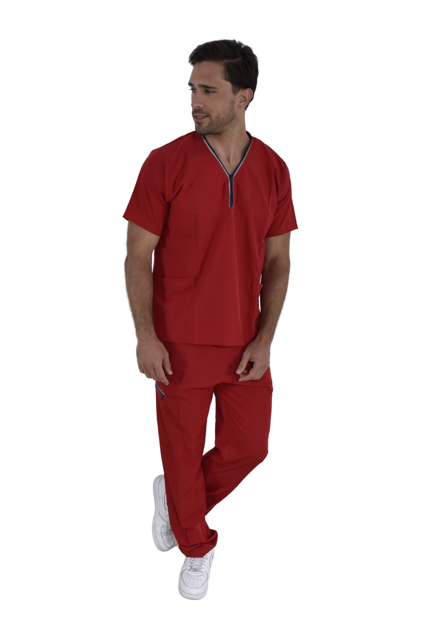 Pijama Quirúrgica Hombre Alexander Rojo