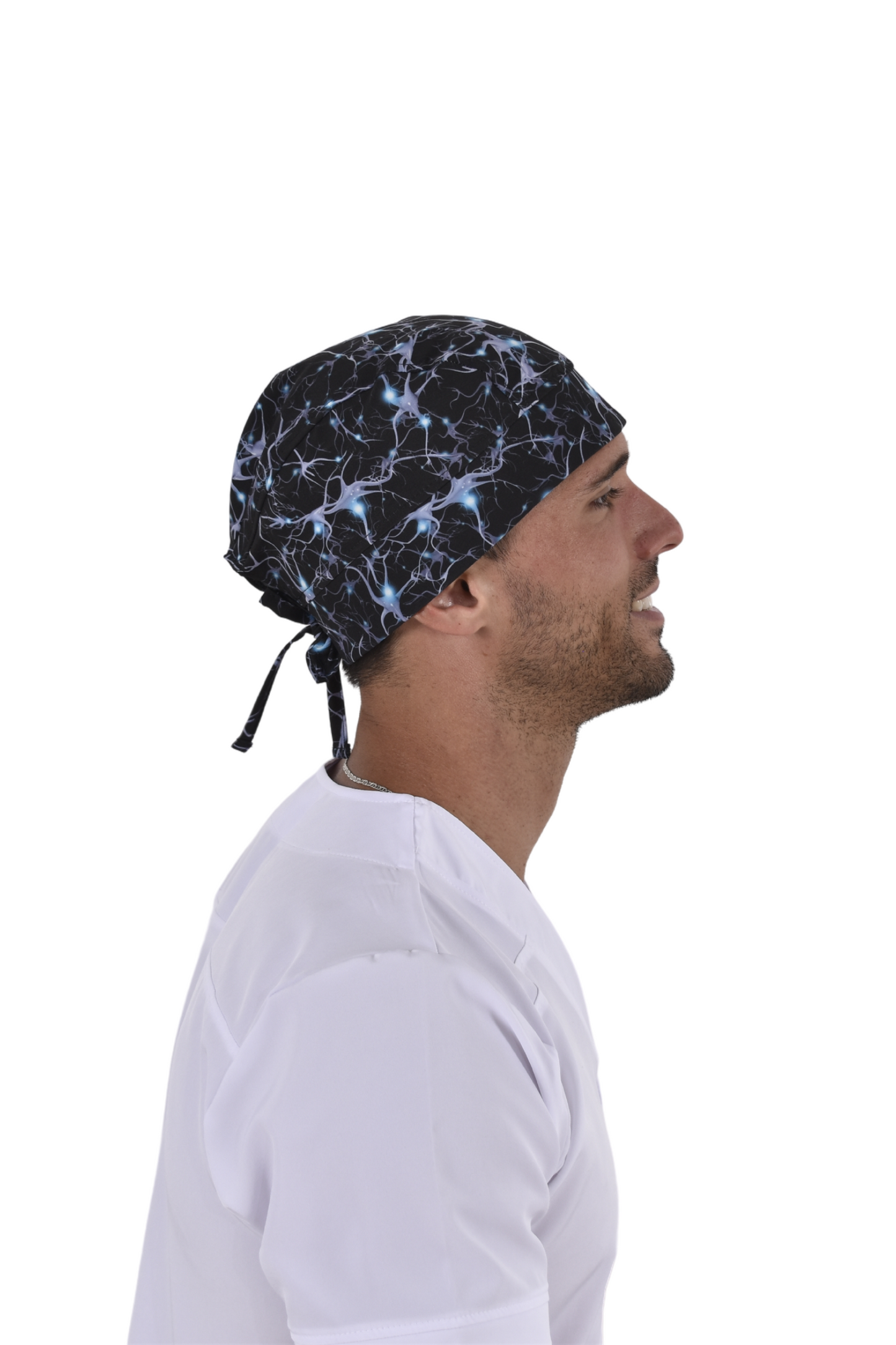 Gorro Médico Quirúrgico De Hombre Print Neuronas