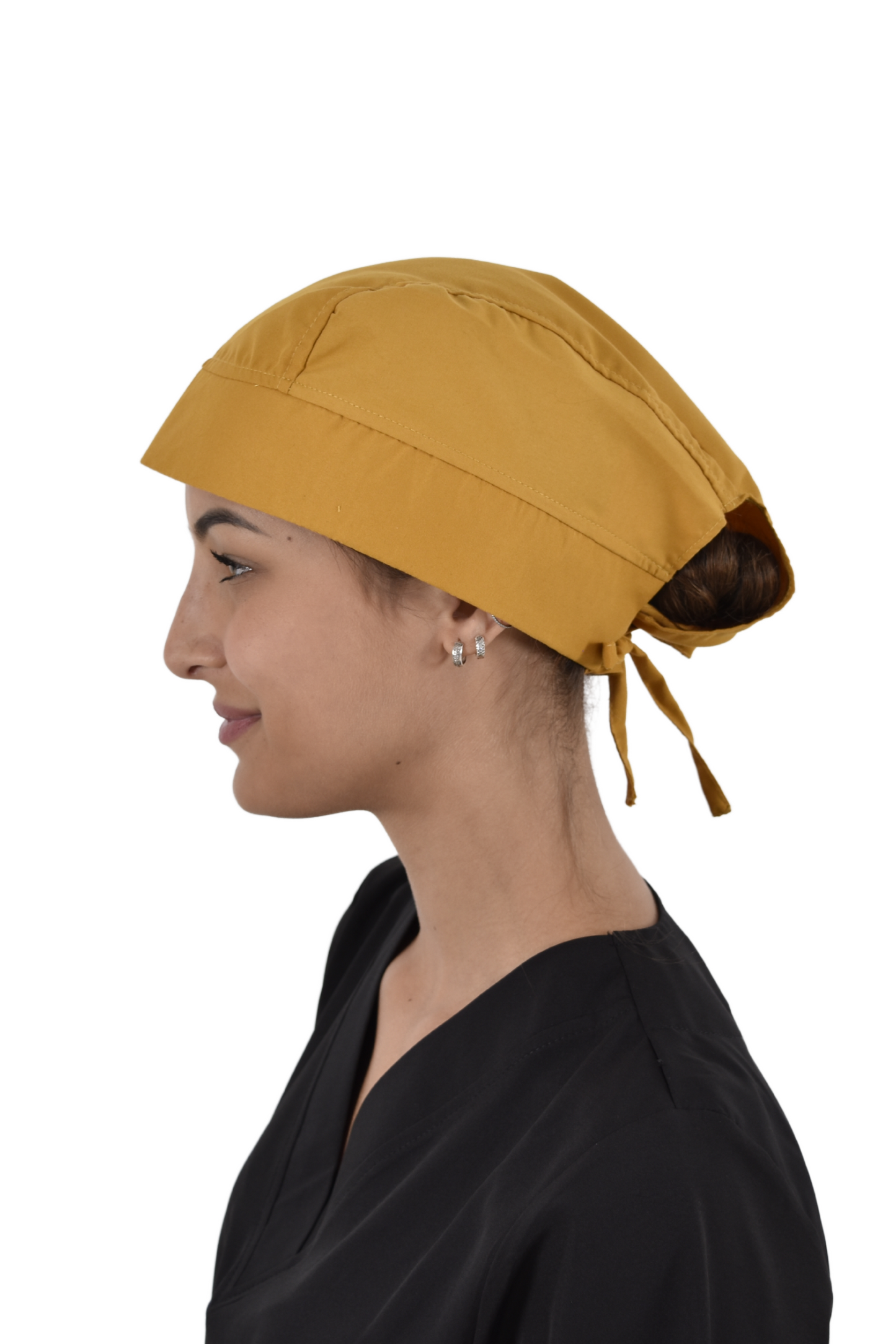 Gorro Médico Quirúrgico Dama Mostaza