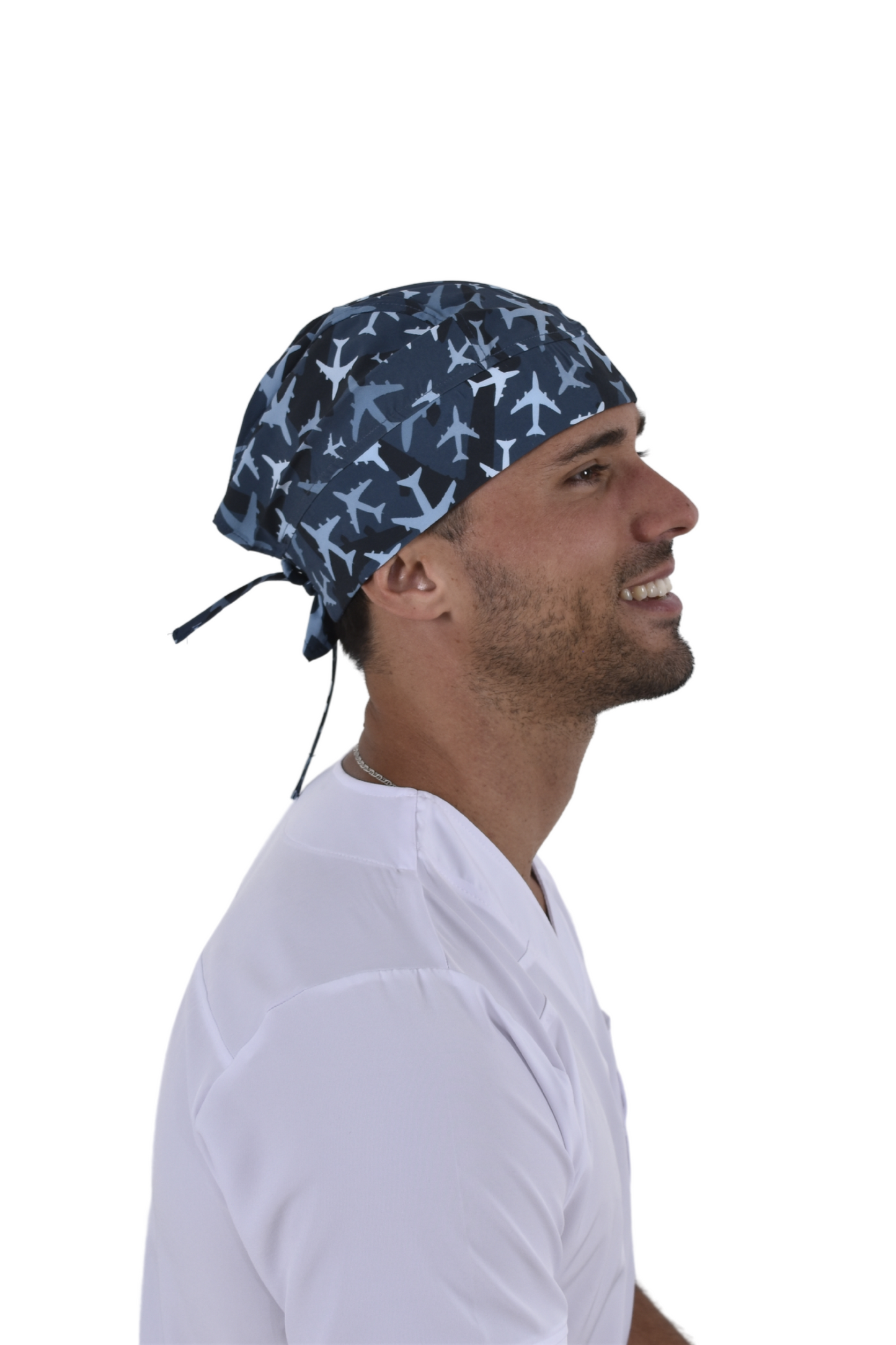 Gorro Médico Quirúrgico De Hombre Print Aviones