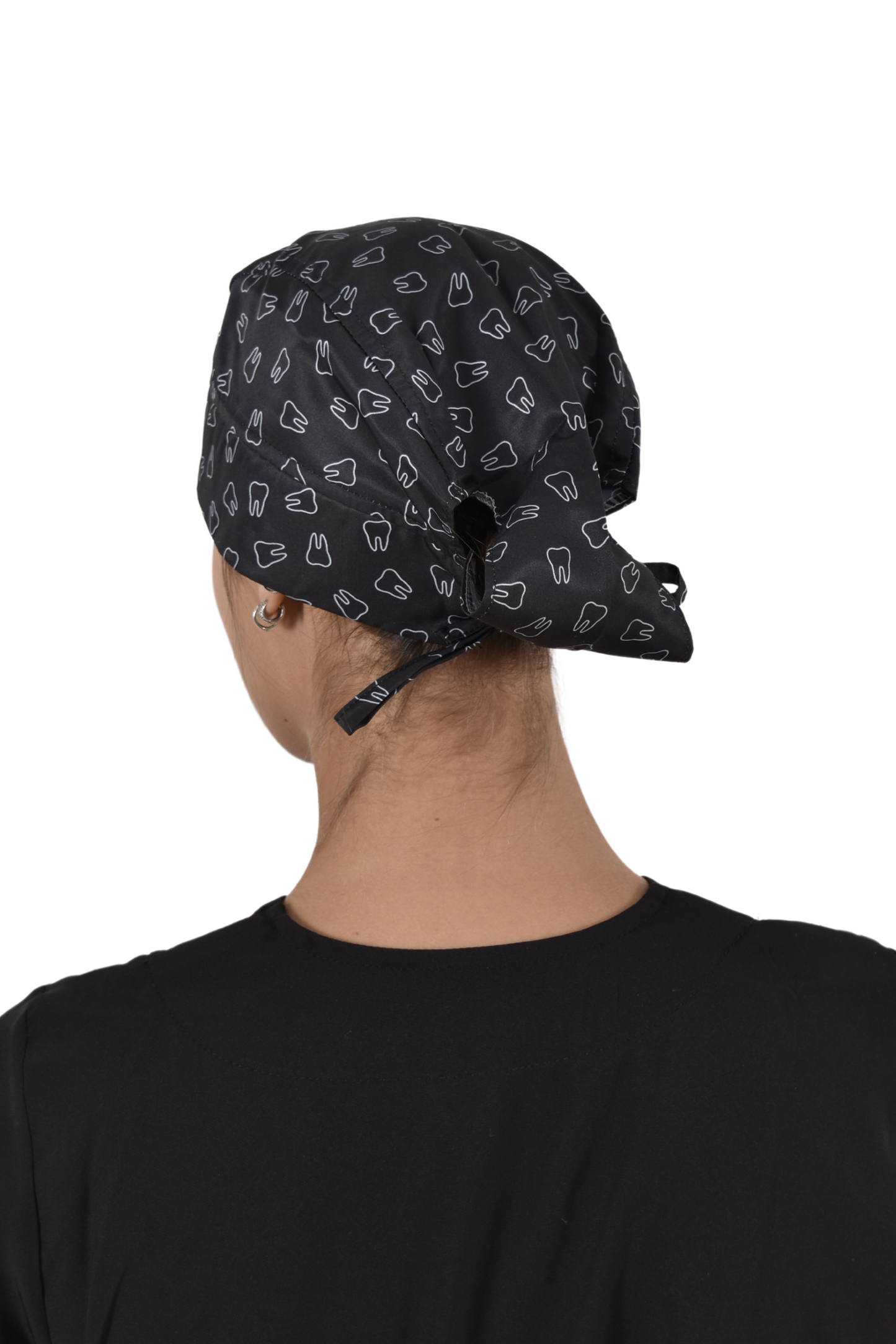 Gorro Médico Quirúrgico Dama Negro de Muelas