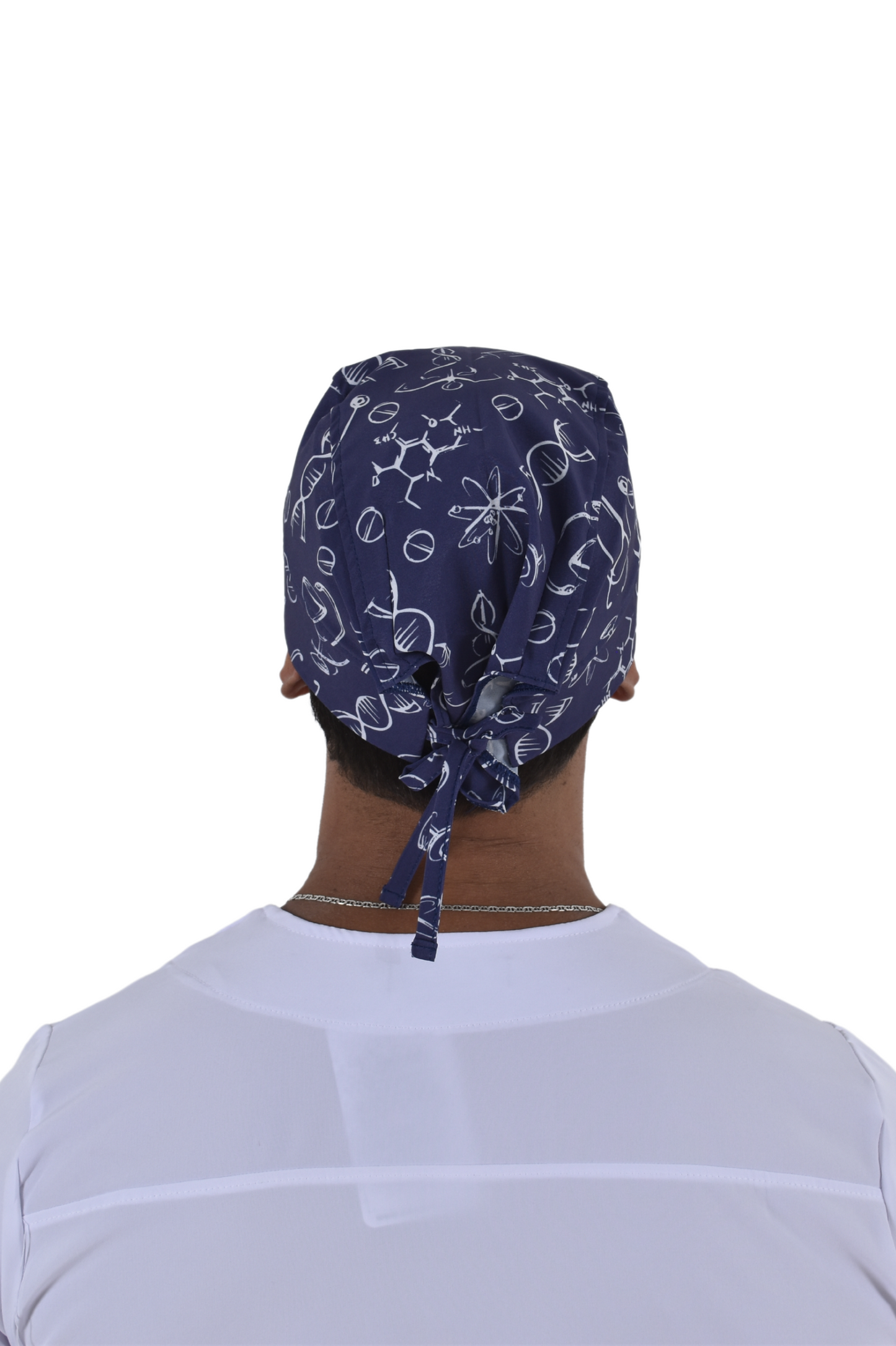 Gorro Médico Quirúrgico De Hombre Print Azul ADN