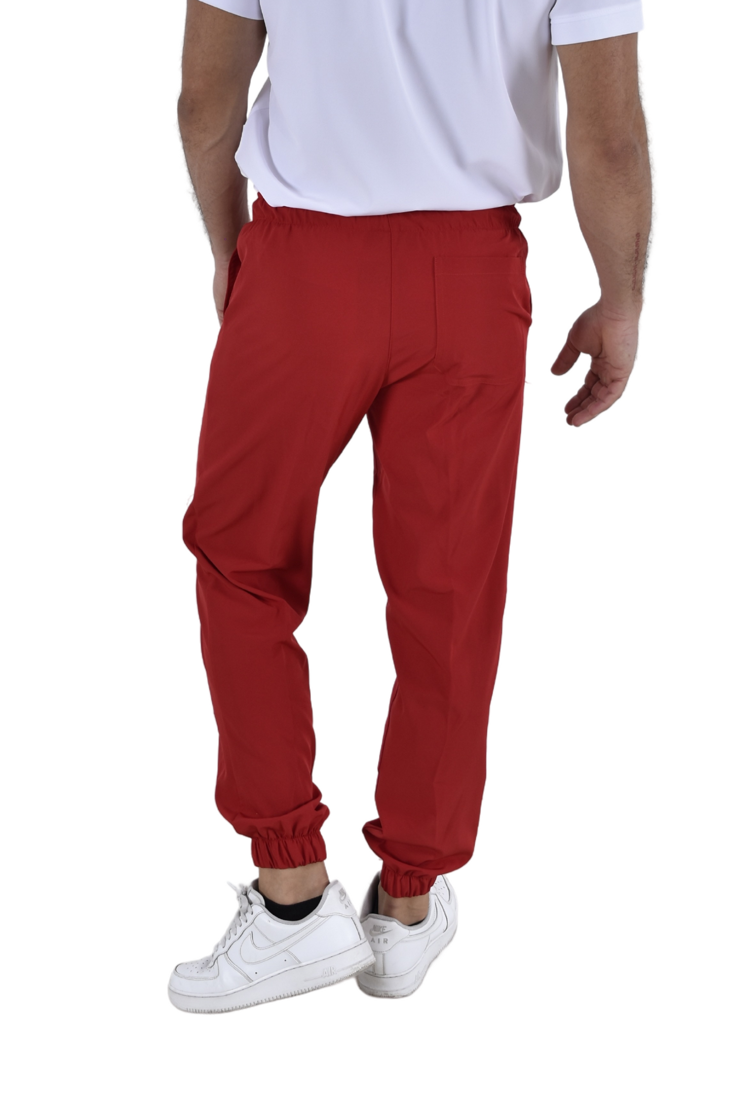 Pantalón Quirúrgico Hombre Tipo Jogger Rojo