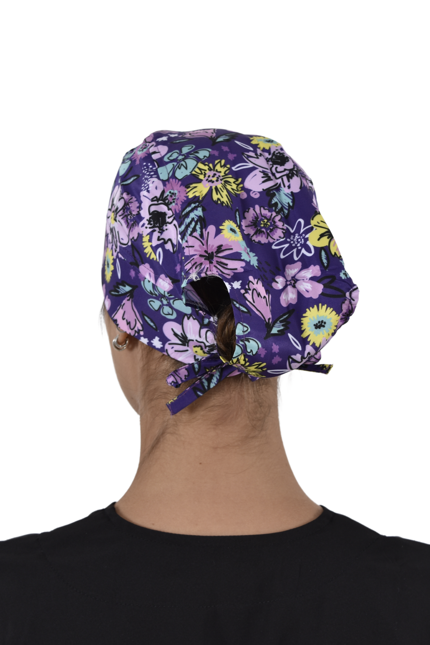 Gorro Médico Quirúrgico Dama Flores Amarillas