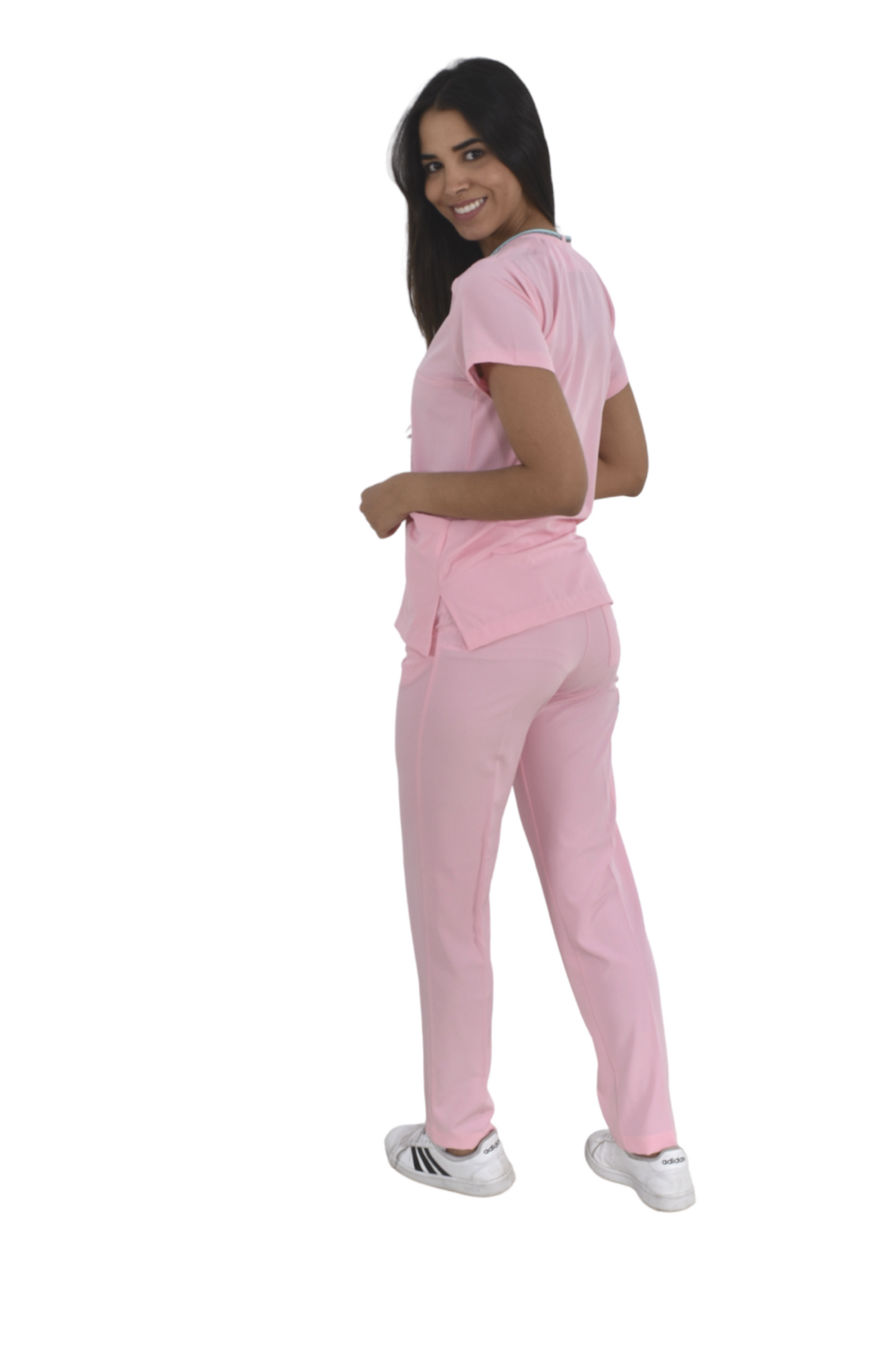 Pijama Quirúrgica Dama Alexa Rosa Pastel