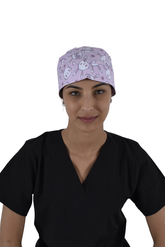 Gorro Médico Quirúrgico Dama Conejo con Lentes