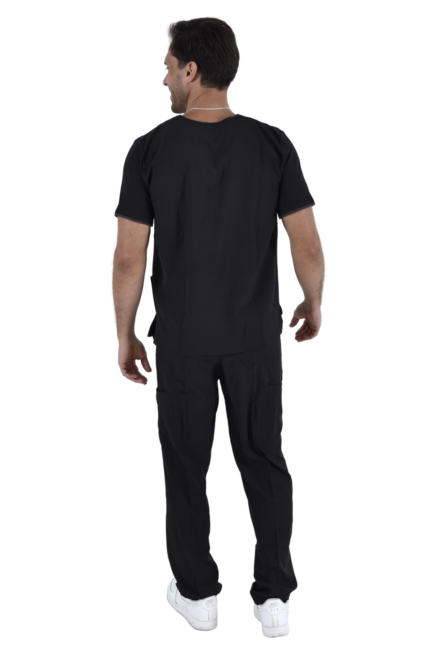 Pijama Quirúrgica Hombre London Negro