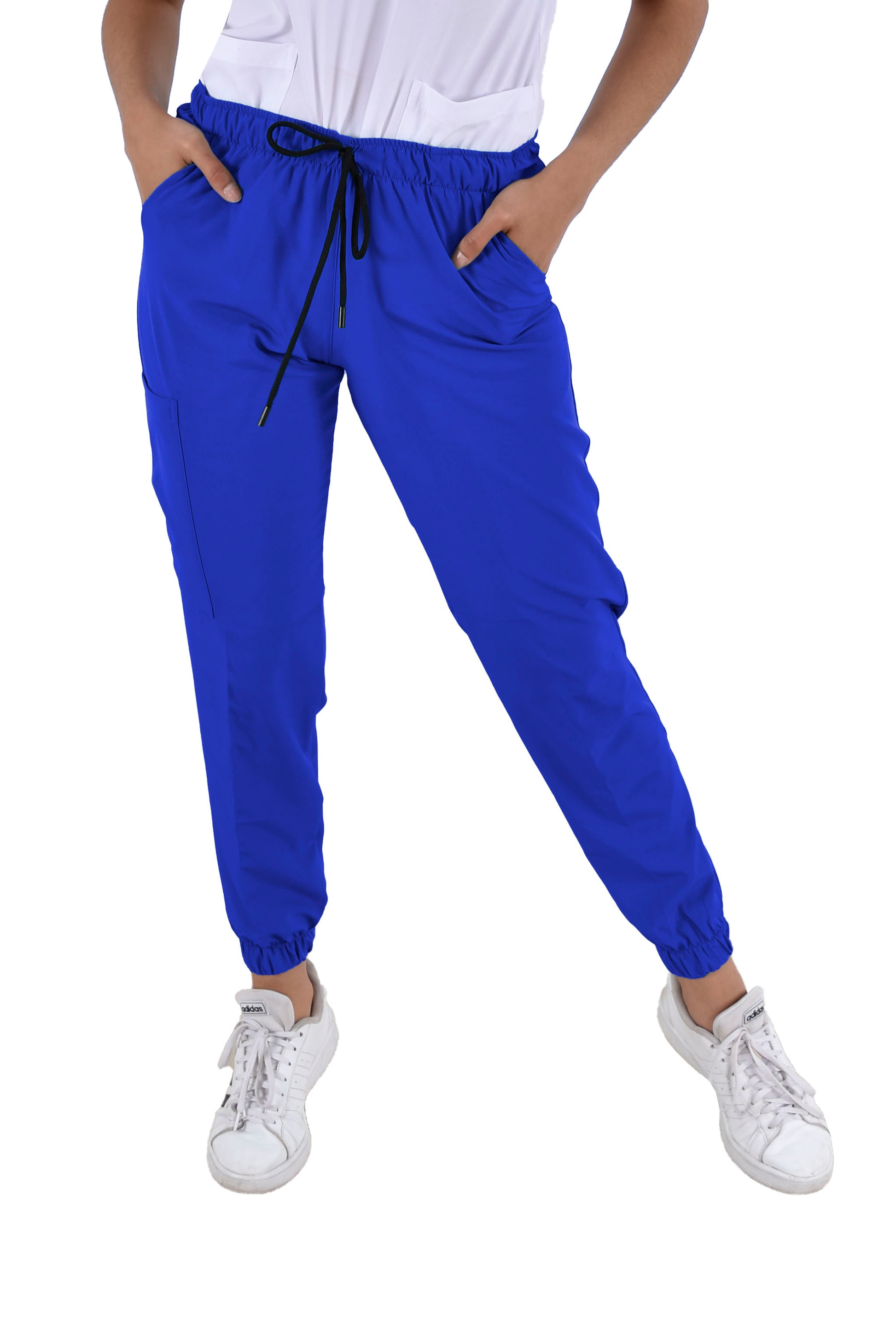 Jogger Azul Rey Mujer Pantalón Médico Dama Jogger Azul Rey