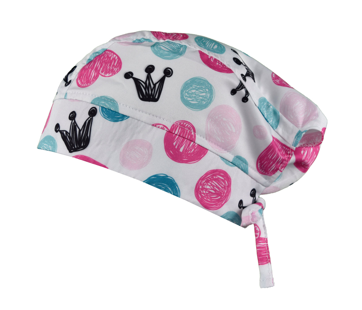 Gorro Médico Quirúrgico Dama Corazones y Coronas