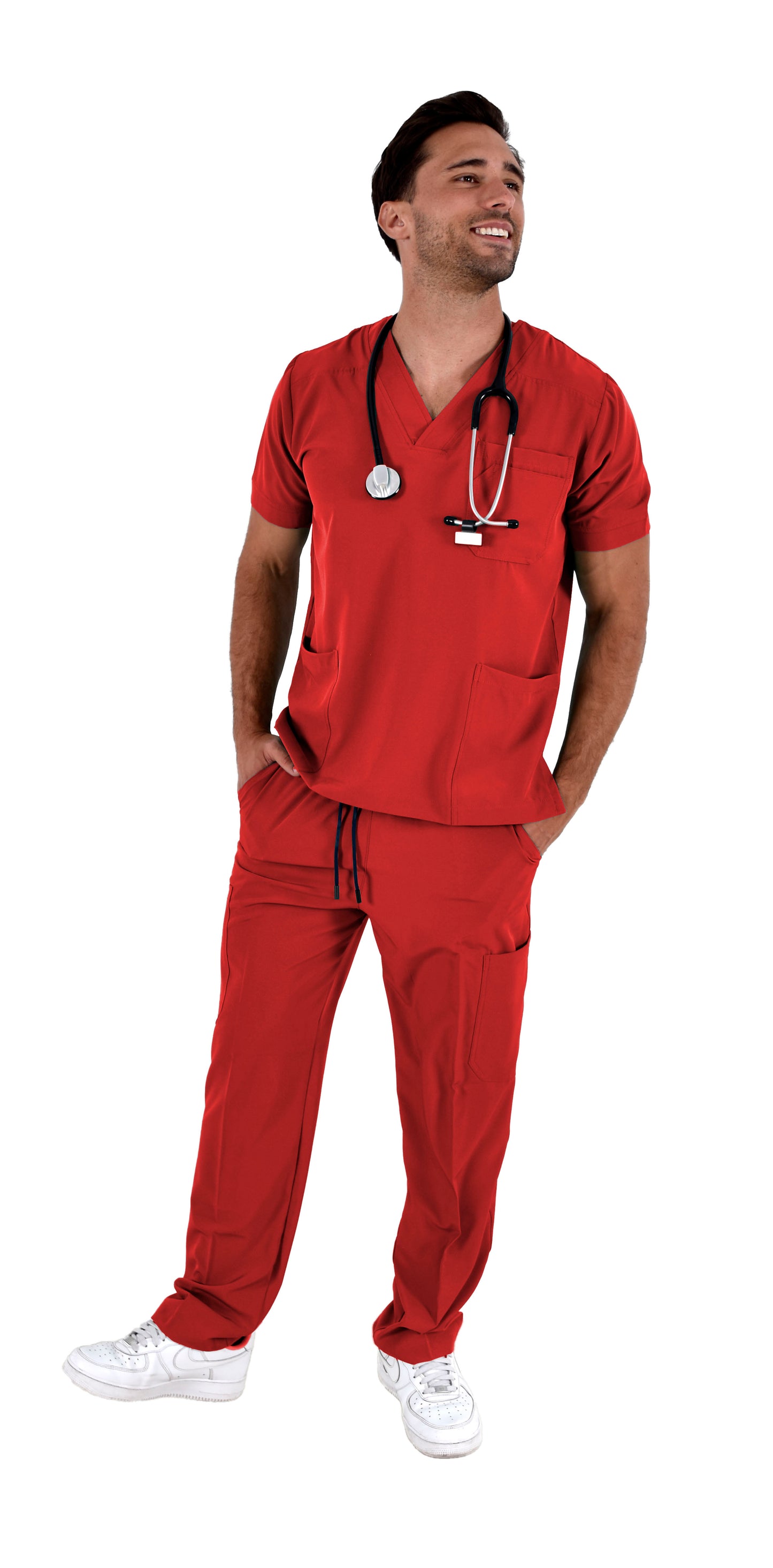 Pijama Quirúrgica Hombre Boston Rojo