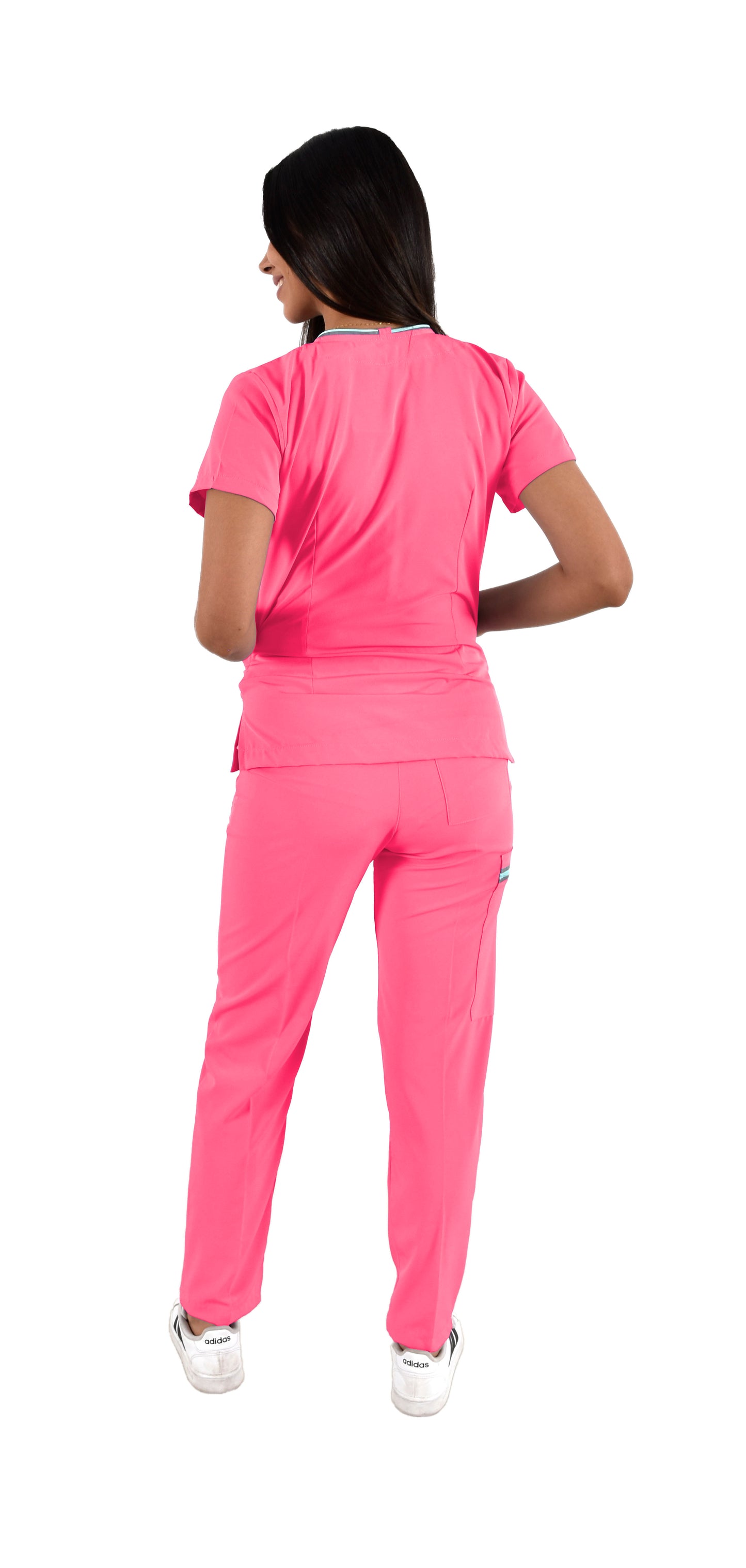 Pijama Quirúrgica Dama Alexa Rosa Neon