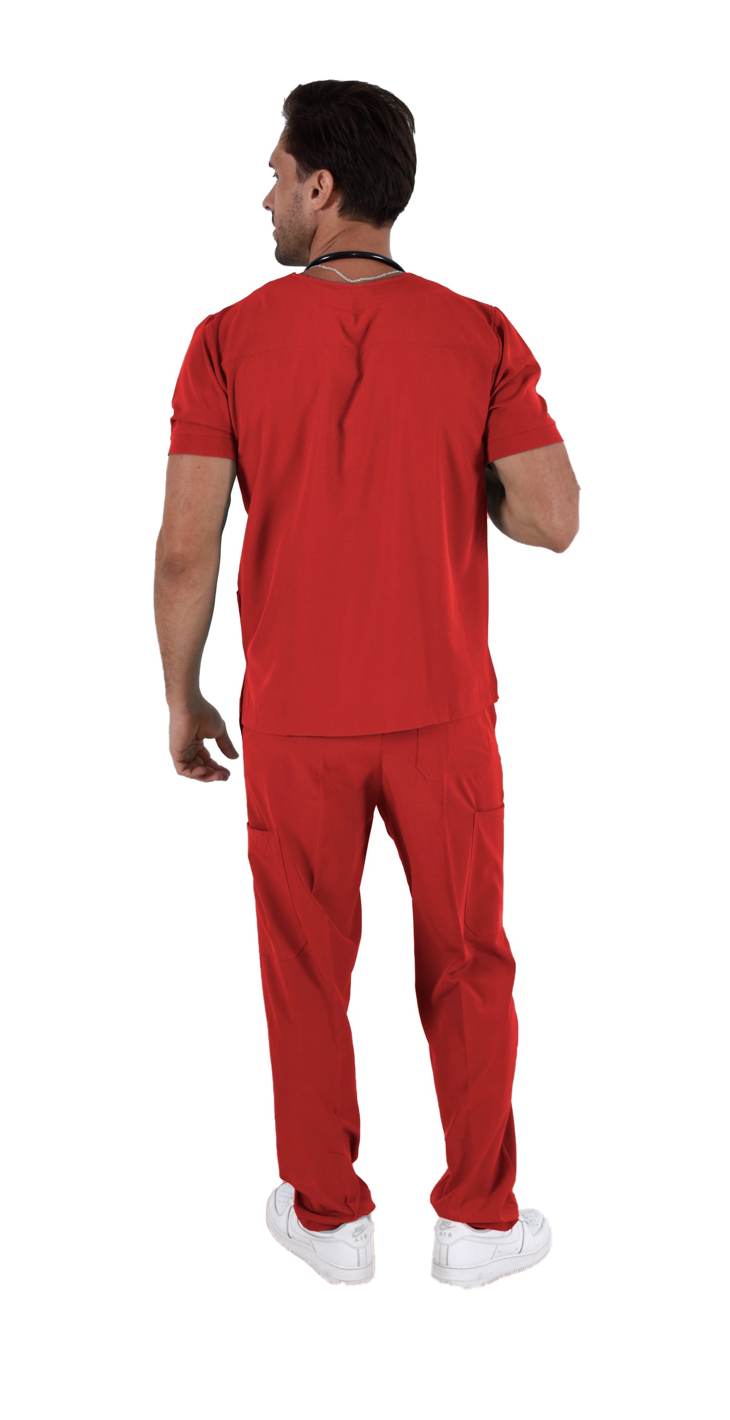 Pijama Quirúrgica Hombre Boston Rojo