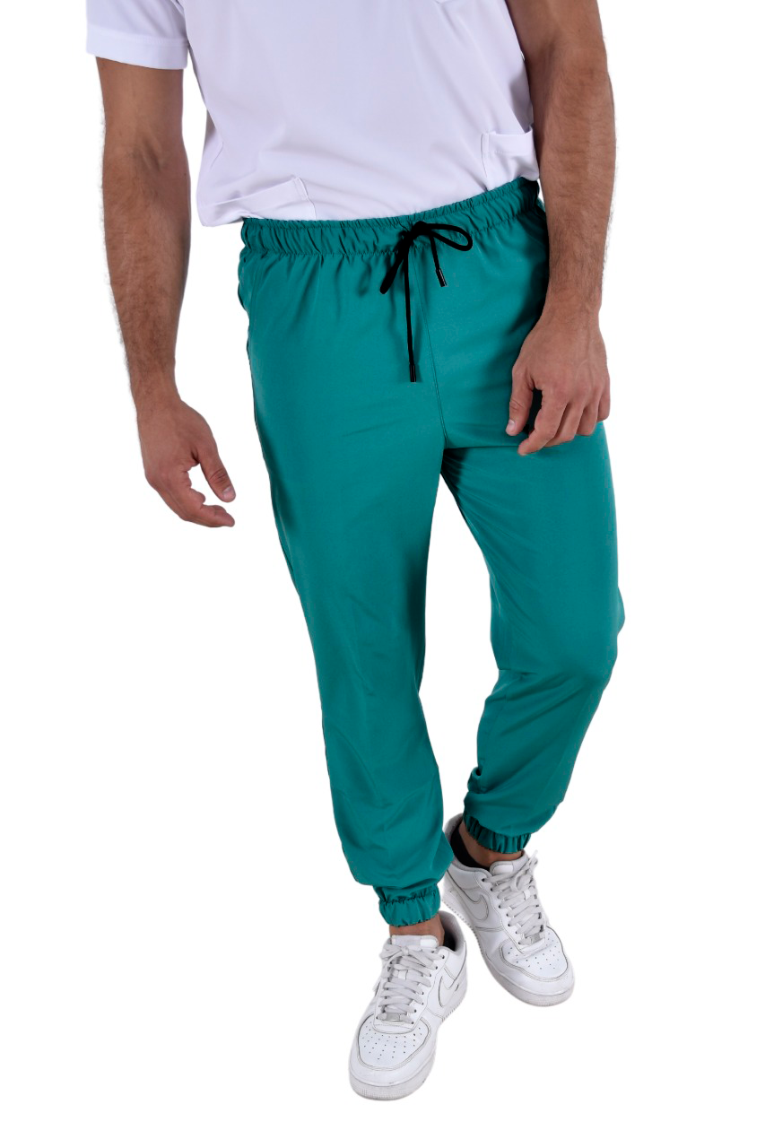 Pantalón Quirúrgico Hombre Tipo Jogger Jade