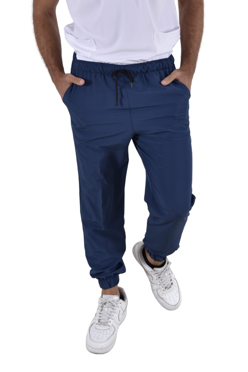 Pantalón Quirúrgico Hombre Tipo Jogger Petróleo