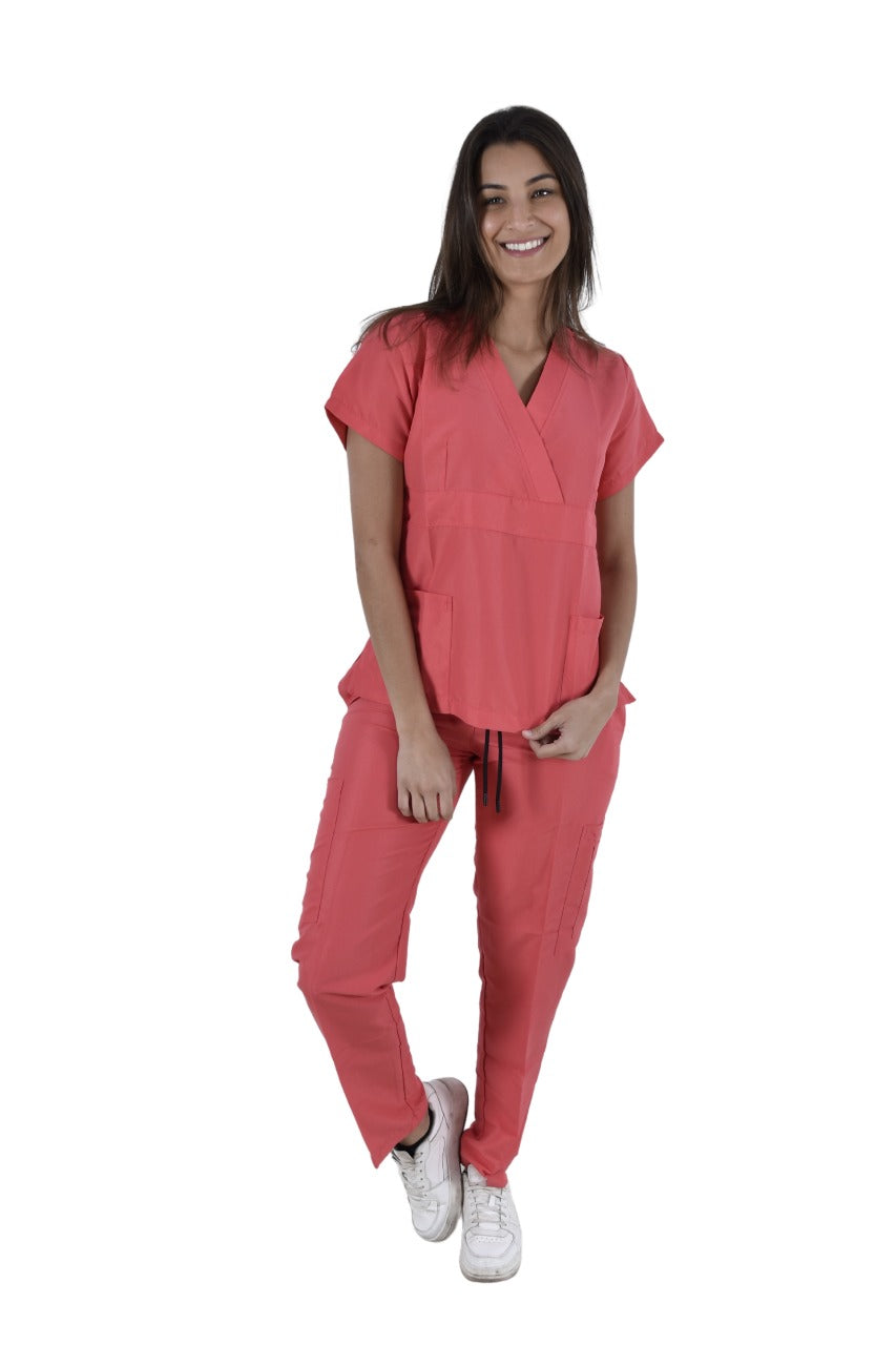 Pijama Quirúrgica Dama Jazmin Coral