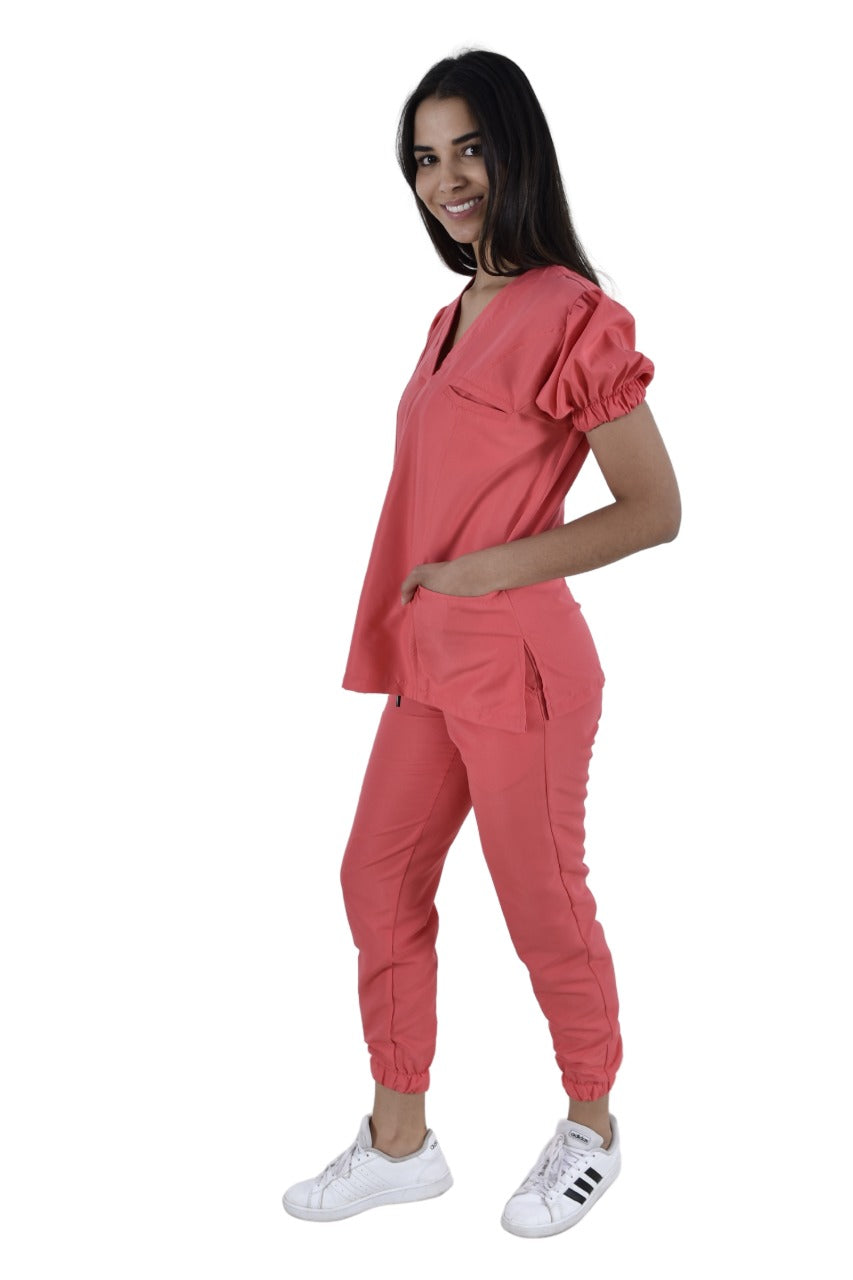 Pijama Quirúrgica Dama Taylor Coral