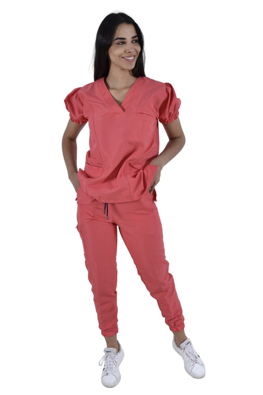 Pijama Quirúrgica Dama Taylor Coral