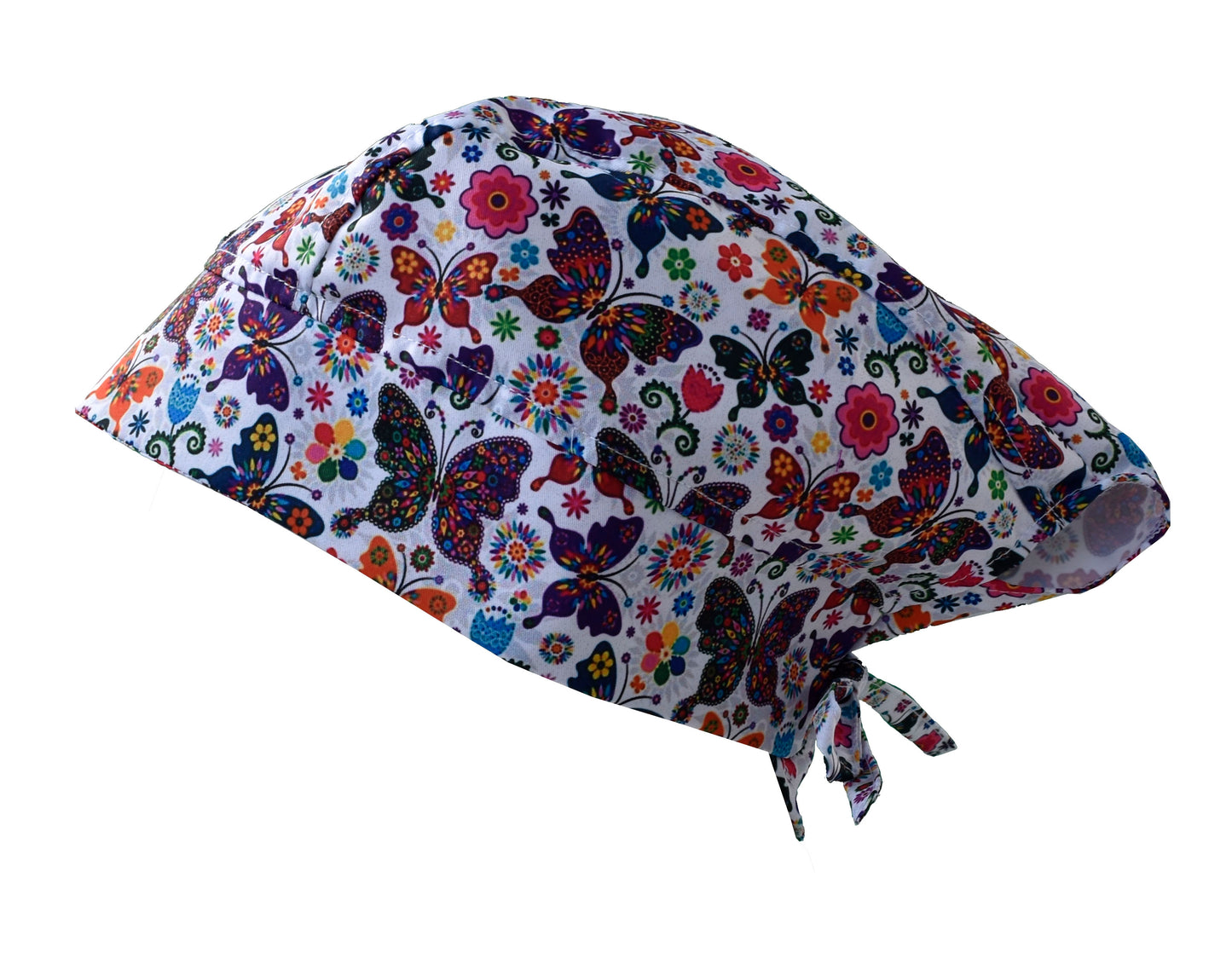 Gorro Médico Quirúrgico Dama Mariposas Mandala