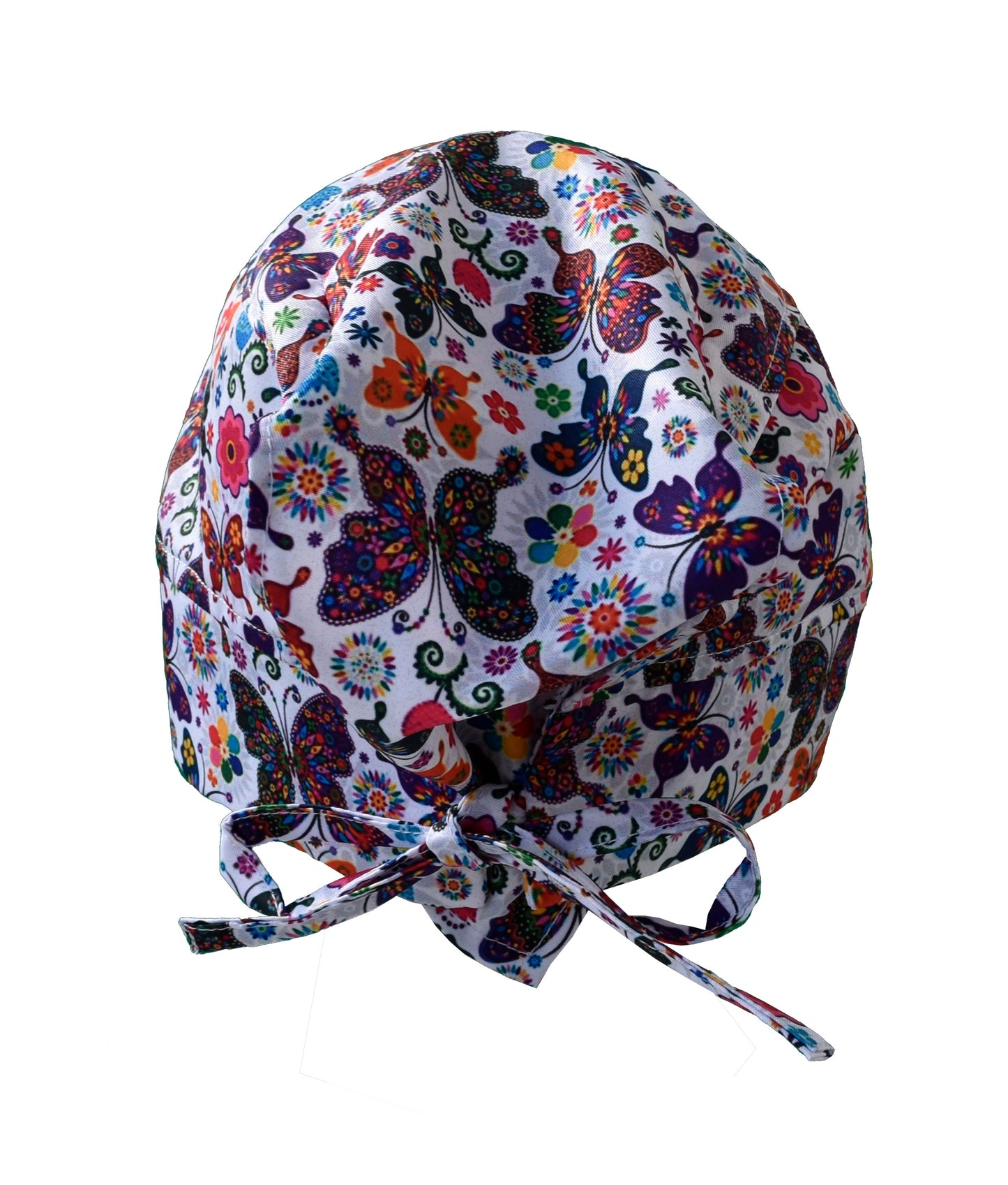 Gorro Médico Quirúrgico Dama Mariposas Mandala