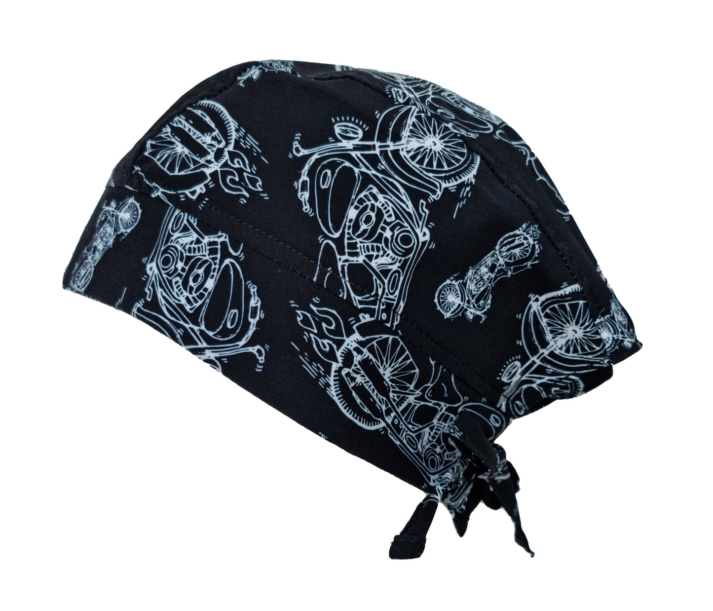 Gorro Médico Quirúrgico De Hombre Print Motos