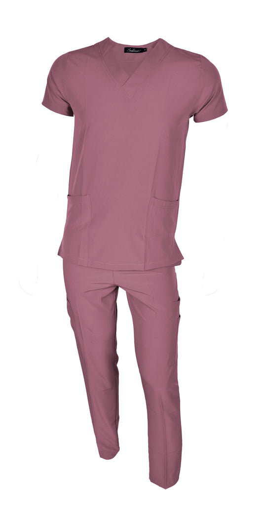 Pijama Quirúrgica Hombre Tonny Palo de Rosa