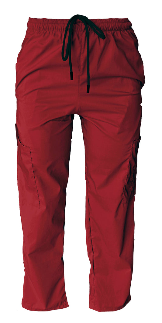 Pantalón Quirúrgico Hombre Vino