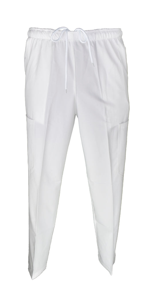 Pantalón Quirúrgico Hombre Blanco