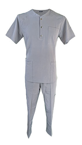 Pijama Quirúrgica Hombre Hamilton Gris Perla