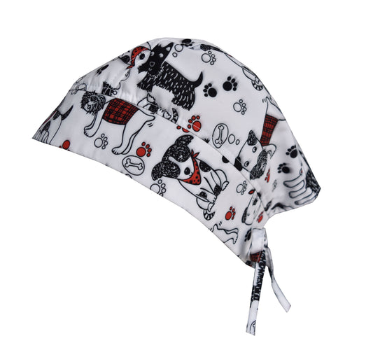 Gorro Médico Quirúrgico Dama Perros